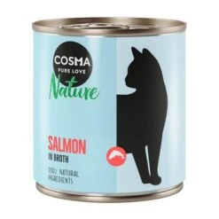 Cosma Nature 6 X 280 G -Paws Tienda 104071 pla cosma nature salmon 280g 2