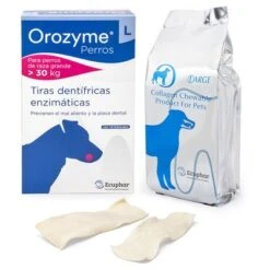 Orozyme Tiras Dentífricas Para Perros -Paws Tienda 104519 pla orozyme strips largedogs hs 01 1