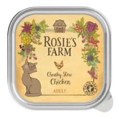Rosie's Farm Adult Comida Húmeda Para Gatos -Paws Tienda 106315 pla rosie sfarm cats chicken 100g 5