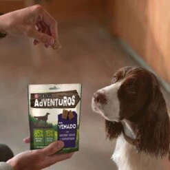 PURINA Adventuros Rico En Venado Con Granos Ancestrales -Paws Tienda 142397 adventuros hundesnacks venison es 120g hs 06 9