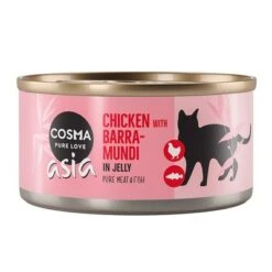 Cosma Asia En Gelatina 24 X 170 G -Paws Tienda 160597 pla cosma asia chickenbarramundi 170g 0
