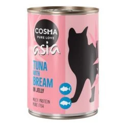 Cosma Asia En Gelatina 6 X 400 G 32 Cosma Asia En Gelatina 6 X 400 G -Paws Tienda 163896 pla cosma asia tunabream 400g 2