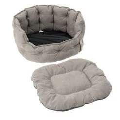 Cama Cozy EcoLIFE Gris Para Perros -Paws Tienda 180712 cozy ecolife grau fg 6372 4