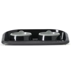 Comedero Doble Savic Butler Happy Planet Para Mascotas -Paws Tienda 181836 savic futterbar butler happy planet hs 03 7