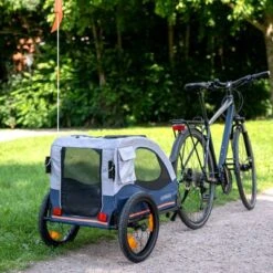 Remolque Para Ir En Bicicleta HAFENBANDE Cabby M Para Perros -Paws Tienda 185096 hafenbande fahrradanhaenger m htb2103 hs37 2