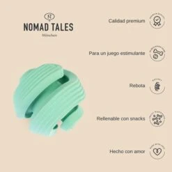 Pelota Portasnacks Nomad Tales Bloom Snack Roller Juguete Para Perros -Paws Tienda 1 2023 02 nomadtales usps rollingball 1000x1000 uk 9