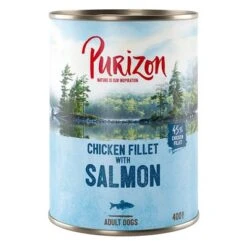 Purizon Adult 6 X 400 G Comida Húmeda Sin Cereales Para Perros 22 Purizon Adult 6 X 400 G Comida Húmeda Sin Cereales Para Perros -Paws Tienda 209097 pla purizon lachs 400 g 1 1