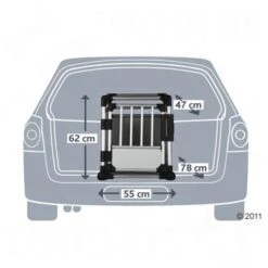 Jaula De Transporte Trixie De Aluminio 29 Jaula De Transporte Trixie De Aluminio -Paws Tienda 219791 transportbox alu2 4