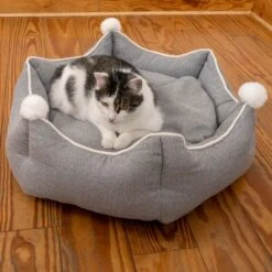 Cama Crown Para Mascotas -Paws Tienda 233898 crown mit katze fg 9006 2