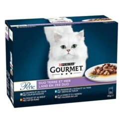 Purina Gourmet Perle En Sobres 48 X 85 G - Pack Ahorro -Paws Tienda 248798 netsle gourmet perle duo 12x85g hs 02 0