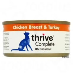 Thrive Complete Comida Húmeda Para Gatos 24 X 75 G -Paws Tienda 251392 thrivechickenturkey 1