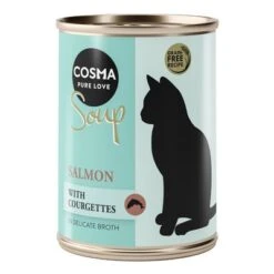 Cosma Soup Sopa Para Gatos 24 X 100 G - Pack Ahorro -Paws Tienda 274517 pla cosma soup salmon 100g 1000x1000 0