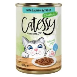 Catessy Bocaditos 24 X 400 G En Latas - Pack Ahorro -Paws Tienda 28349 pla catessy gravy salmon 400g 0