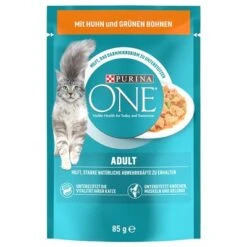 Pack Ahorro: Purina ONE 48 / 52 X 85 G 18 Pack Ahorro: Purina ONE 48 / 52 X 85 G -Paws Tienda 288296 pla purinaone adult huhn 85g hs 01 6
