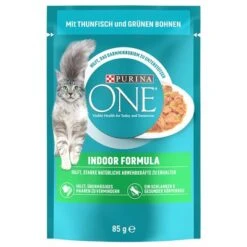 Pack Ahorro: Purina ONE 48 / 52 X 85 G 15 Pack Ahorro: Purina ONE 48 / 52 X 85 G -Paws Tienda 288396 pla purinaone indoor formula 85g hs 01 6