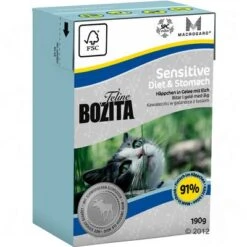Bozita Feline Tetra Recart 12 X 190 G -Paws Tienda 302460 bozita feline sensitive stomach 0