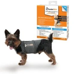 Chaleco Tranquilizante ThunderShirt® Gris Para Perros -Paws Tienda 302696 pla cevadeutschland thundershirt beruhigungswestexs grau hs 15 5
