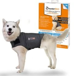 Chaleco Tranquilizante ThunderShirt® Gris Para Perros -Paws Tienda 302796 pla cevadeutschland thundershirt beruhigungswestem grau hs 12 5