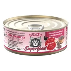 Porta 21 Superfood Comida Húmeda Para Gatos 6 X 80 G -Paws Tienda 308297 pla porta21 superfood huhnquinoa 80g hs 01 5