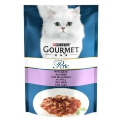 Gourmet Perle En Sobres 96 X 85 G 34 Gourmet Perle En Sobres 96 X 85 G -Paws Tienda 345096 jumbopack gourmet perle lachs 96x85g hs game 5