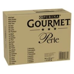 Gourmet Perle En Sobres 96 X 85 G 28 Gourmet Perle En Sobres 96 X 85 G -Paws Tienda 345196 pla megapack gourmet perle rind 96x85g hs 01 2