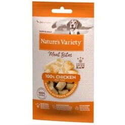 Nature's Variety Meat Bites Snack Liofilizado Para Perros -Paws Tienda 373096 natures variety gefriergetrocknete fleischhappen huhn 7