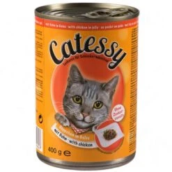 Catessy Bocaditos 12 X 400 G En Latas -Paws Tienda 373821 catessy gelee huhn 8 1