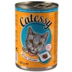 Catessy Bocaditos 24 X 400 G En Latas - Pack Ahorro -Paws Tienda 373821 catessy gelee lachs 9