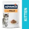 Advance Kitten Con Pollo Comida Húmeda Para Gatos -Paws Tienda 374500 advance kitten huhn 85g hs 8 1 0