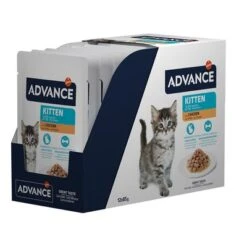 Advance Kitten Con Pollo Comida Húmeda Para Gatos -Paws Tienda 374500 pla advance kitten huhn 12x85g hs 01 0