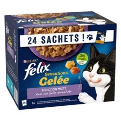 Felix Sensations 48 X 85 G - Pack Ahorro -Paws Tienda 383500 pla nestle felix sensations pouches 24x85g hs 01 9
