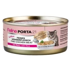 Feline Porta 21 Comida Para Gatos 6 X 156 G -Paws Tienda 4739 pla felineporta21 huhnreiskitten 156g 9