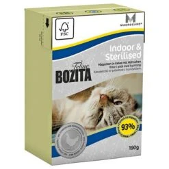 Bozita Feline Tetra Recart 12 X 190 G -Paws Tienda 47524 PLA Bozita Feline Tetrapack Indoor Sterilised 190g 4
