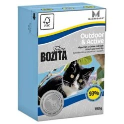 Bozita Feline Tetra Recart 12 X 190 G -Paws Tienda 47525 PLA Bozita Feline Tetrapack Outdoor Active 190g 4
