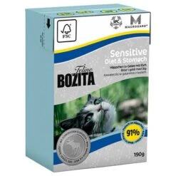 Bozita Feline Tetra Recart 12 X 190 G -Paws Tienda 47526 PLA Bozita FelineTetrapack Diet Stomach Sensitive 190g 4