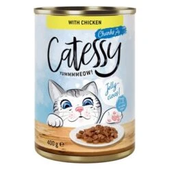 Catessy Bocaditos 24 X 400 G En Latas - Pack Ahorro -Paws Tienda 59344 pla catessy jelly chicken 400g 1
