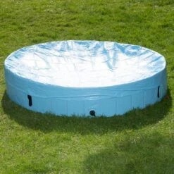 Piscina Para Perros Keep Cool -Paws Tienda 60405 dog pool mit schutzabdeckung 01 0