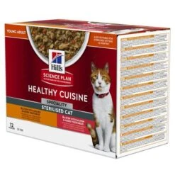 Hill's Science Plan Hill's Adult Sterilised Healthy Cuisine Con Pollo Y Salmón Para Gatos -Paws Tienda 606137 0 4