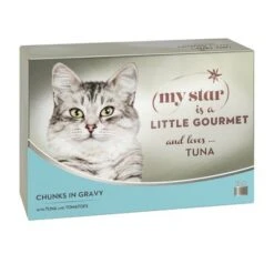 My Star Bocaditos En Salsa Gourmet En Latas 24 X 85 G Para Gatos -Paws Tienda 89150 pla mystar littlegourmet chunksingravy tuna 12x85g 9