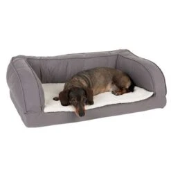 Cama Ortopédica Gris Para Perros -Paws Tienda 97669 orthosofa grau fg 4835 4