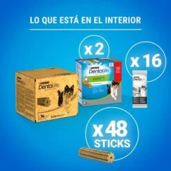 PURINA Dentalife Snacks Dentales Para Perros Medianos (12-25 Kg) -Paws Tienda 982206 what s inside medium1 es 1 1 9
