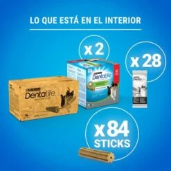PURINA Dentalife Snacks Dentales Para Perros Medianos (12-25 Kg) -Paws Tienda 982206 what s inside medium1 es 1 2 9