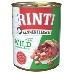 Pack Ahorro: Rinti Kennerfleisch 12 X 800 G -Paws Tienda 98724 pla bilder rinti kennerfleisch wild 800g hs 01 0