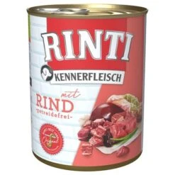 Pack Ahorro: Rinti Kennerfleisch 12 X 800 G -Paws Tienda 98830 pla bilder rinti kennerfleisch rind 800g hs 01 0