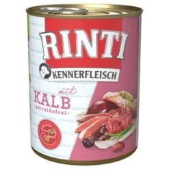 Pack Ahorro: Rinti Kennerfleisch 12 X 800 G -Paws Tienda 98833 pla bilder rinti kennerfleisch kalb 800g hs 01 9