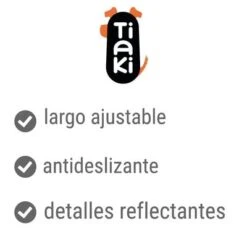 Correa Ajustable TIAKI Reflective Rubber Roja Para Perros -Paws Tienda benefits template accesories 1000x1000 int 3 5
