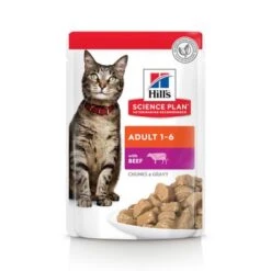 Hill's Science Plan Hill's Adult Para Gatos -Paws Tienda es cat adult beef pouch ongoing front packaging 1