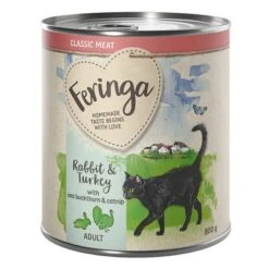 Feringa Classic Meat Menu 12 X 800 G - Pack Ahorro -Paws Tienda feringa classicmeat adult rabbitturkey 800g 1000x1000 1