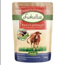 Lukullus Sin Cereales En Bolsitas 6 X 300 G -Paws Tienda lukullus adult mediterran rind 300g 1000x1000 6