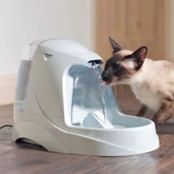 Fuente De Agua Para Mascotas Drinkwell Platinum De PetSafe -Paws Tienda pla radiosystems drinkwellplatinumtrinkbrunnen 5liter cat 9